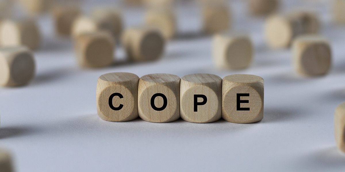 Cope Written In Wooden Letters - Achieve Clarity